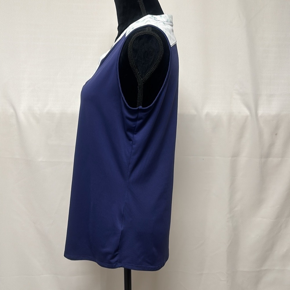 Adidas Climacool Women's Blue Sleeveless Top - Picture 4 of 8